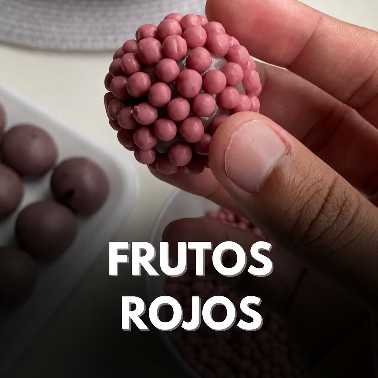 Brigadeiro de Frutos rojos